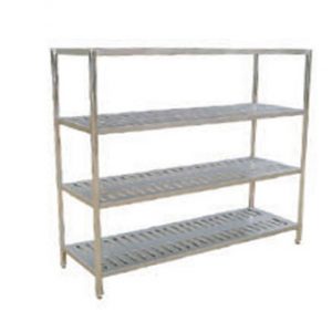 4 TIER PERFORATED RACK