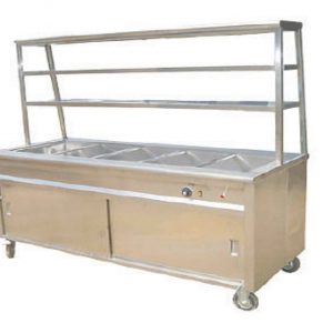 BAIN MARIE 2 TIER OVERSHELF GLASS