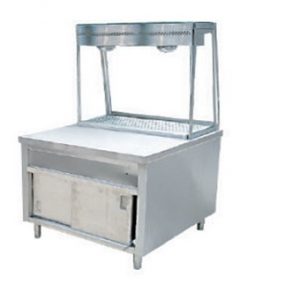 FRIED CHICKEN WARMER COUNTER CW CURVE LIGHTING BOX (INFRARED BULB)