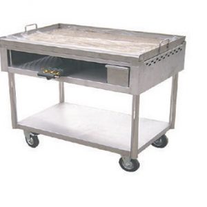 GRILL FISH COUNTER CW C40 BURNER STAINLESS STEEL